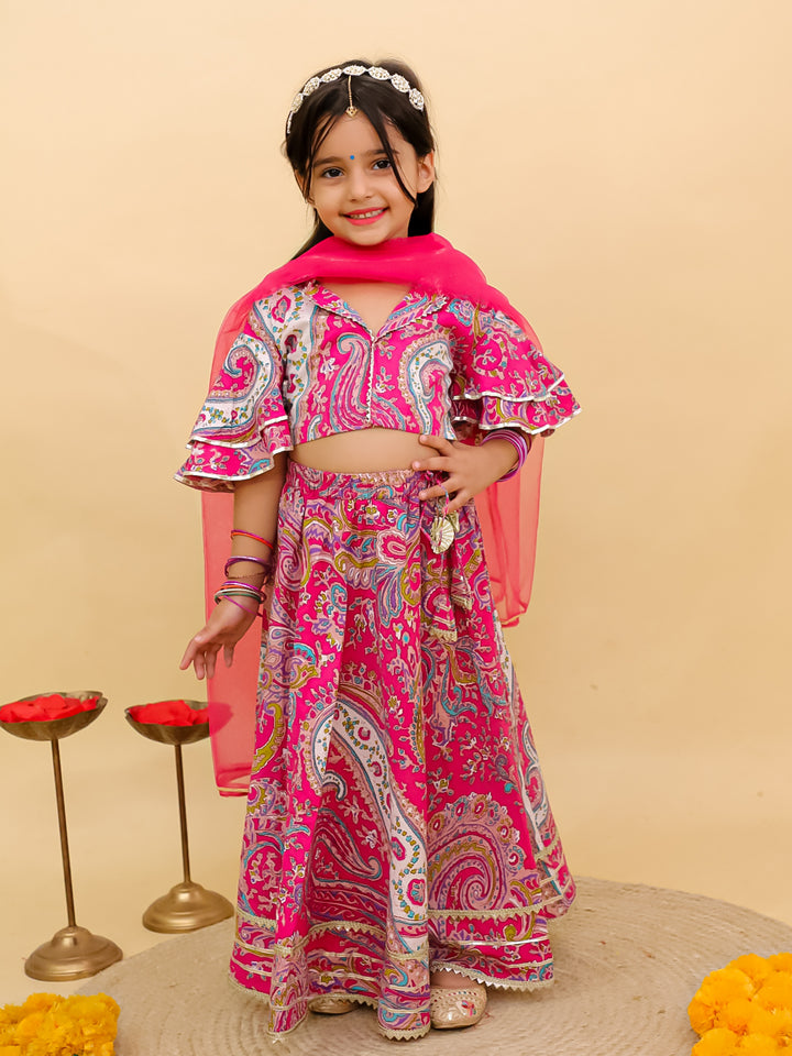 Kids Girls Lehenga Choli – Trendy Ethnic Dress for Celebrations