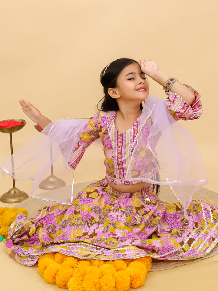 Kids Girls Lehenga Choli – Traditional Ethnic Dress