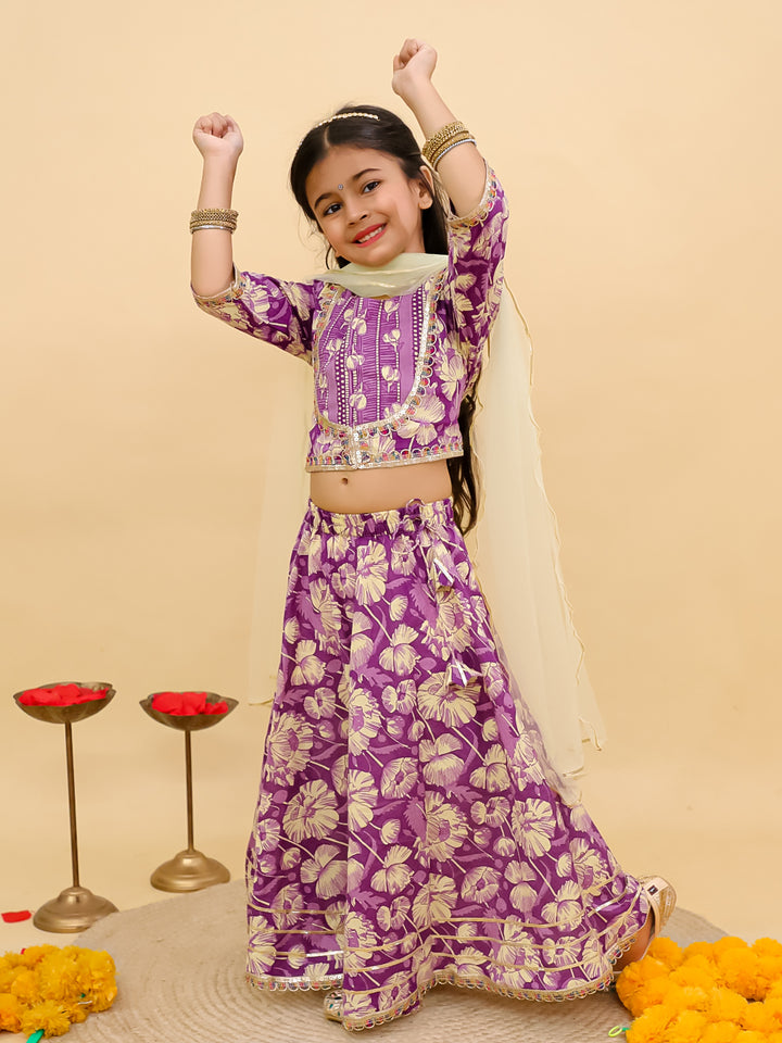 Designer Kids Girls Lehnga Choli – Ethnic Festive Outfit