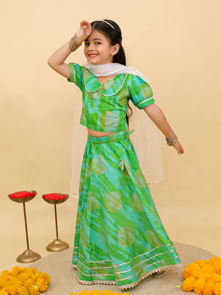 Elegant Kids Girls Lehenga Choli – Traditional Festive Wear