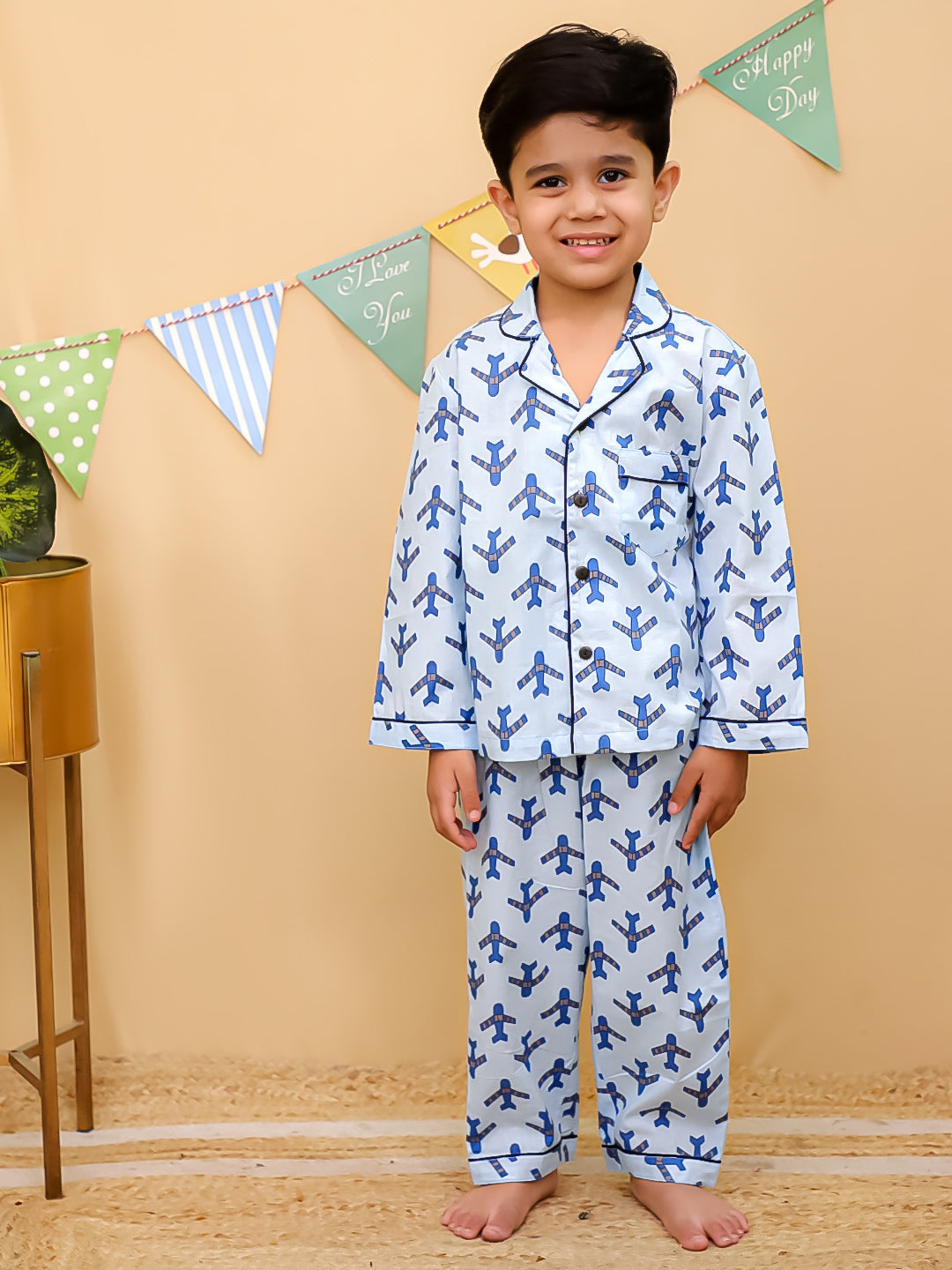100 %Cotton Night Suit for Boys- Unbind