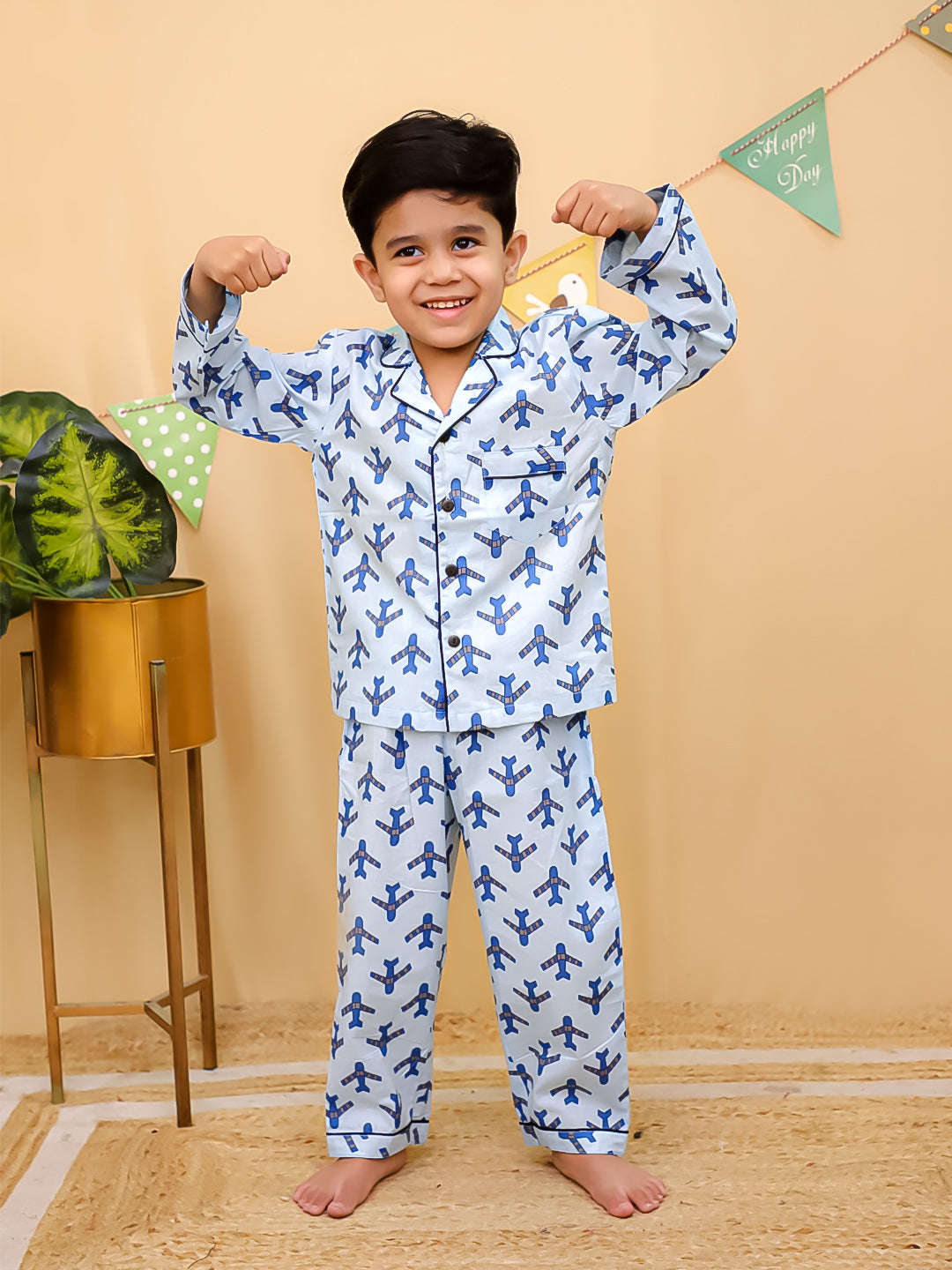 100 %Cotton Night Suit for Boys- Unbind