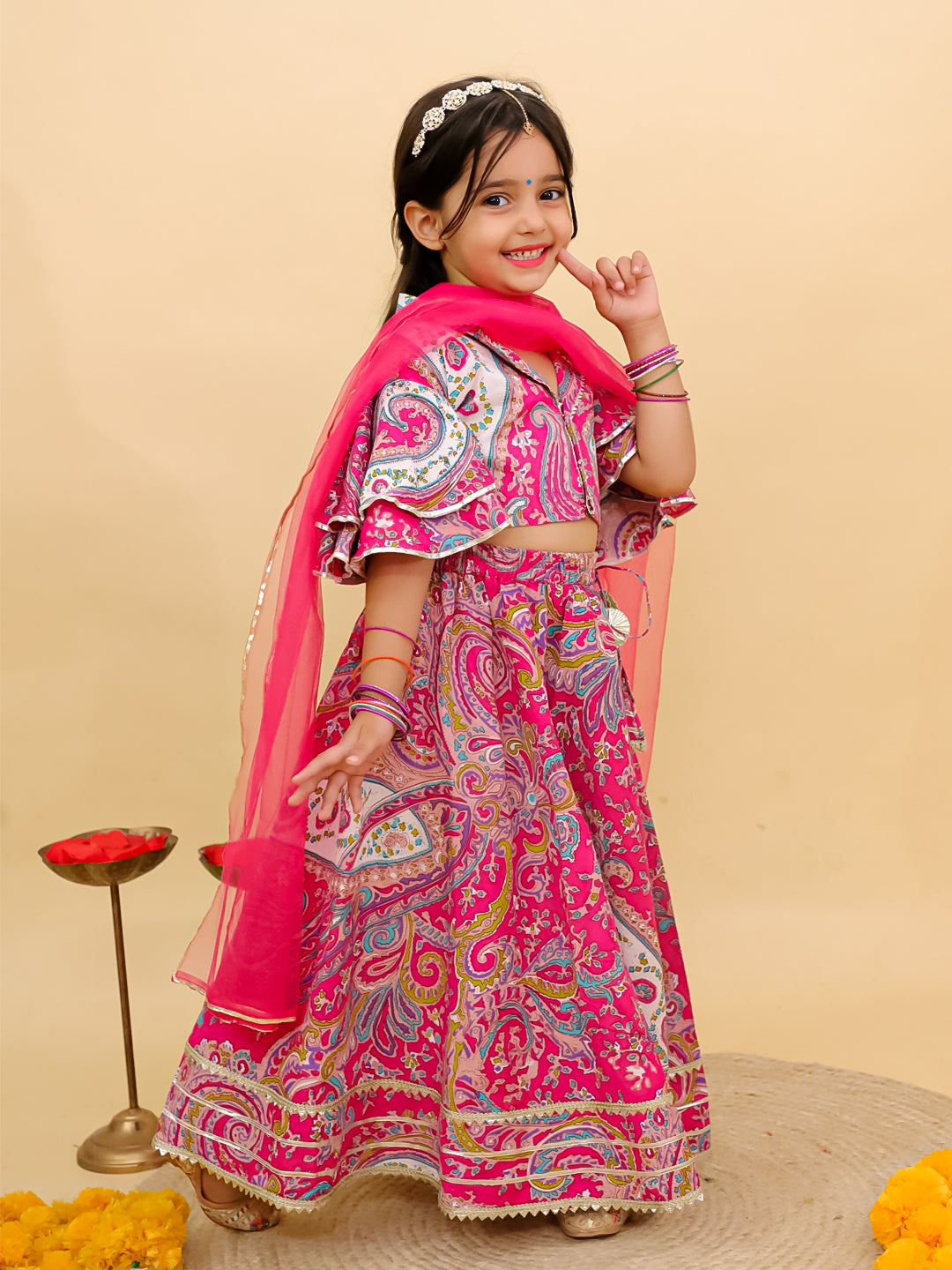 Kids Girls Lehenga Choli – Trendy Ethnic Dress for Celebrations