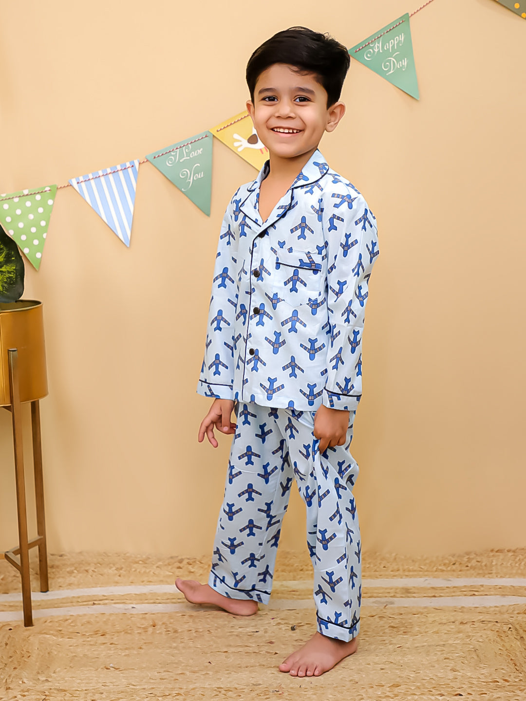 100 %Cotton Night Suit for Boys- Unbind