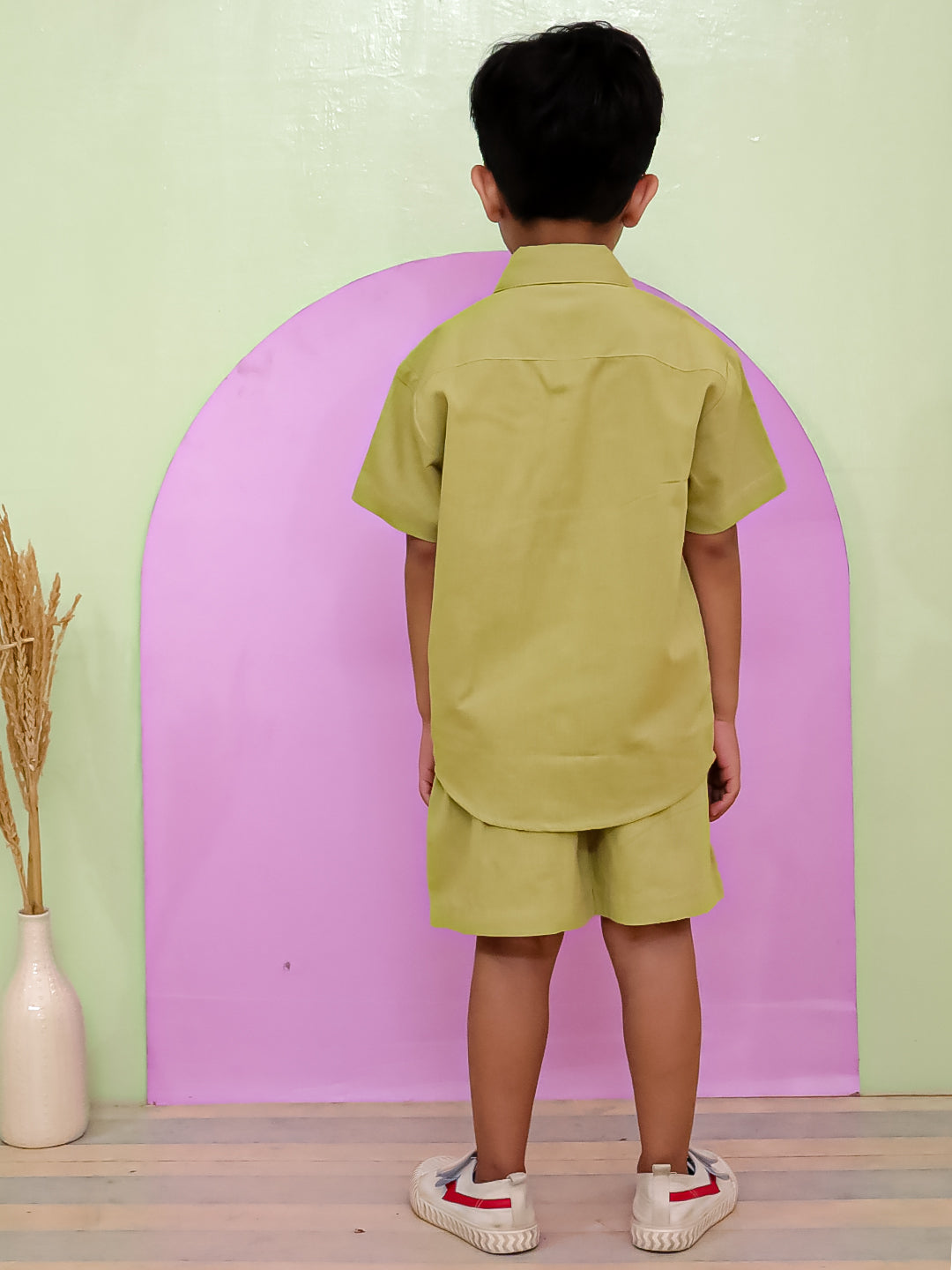 Cotton Flex Kids Co-Ord Set – Shirt & Shorts Combo