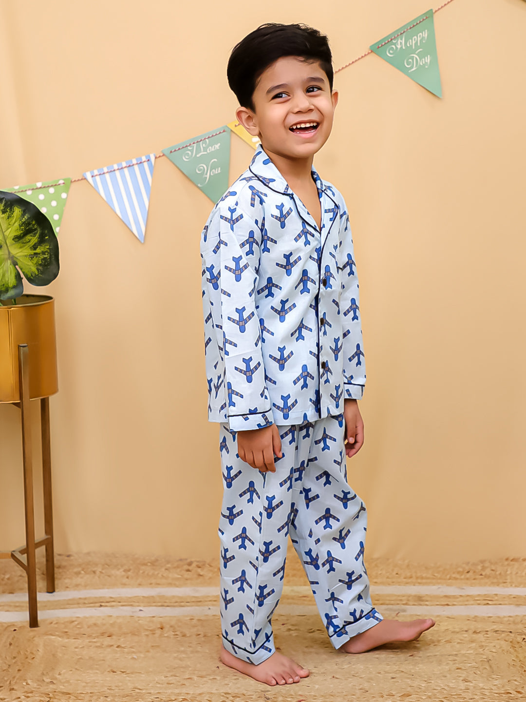 100 %Cotton Night Suit for Boys- Unbind