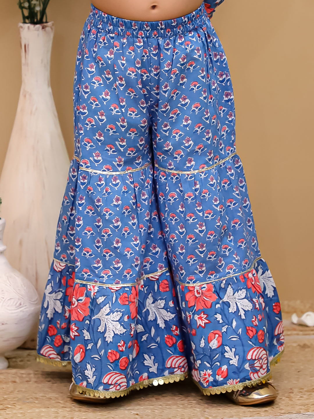 Girls Cotton Sharara Set – Unbind Trendy Ethnic Wear