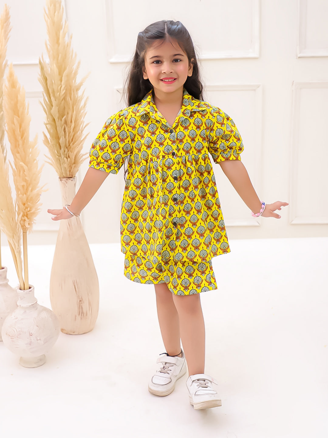 Kids Girls Cotton Coord Set by Unbind – Playful & Fashionable