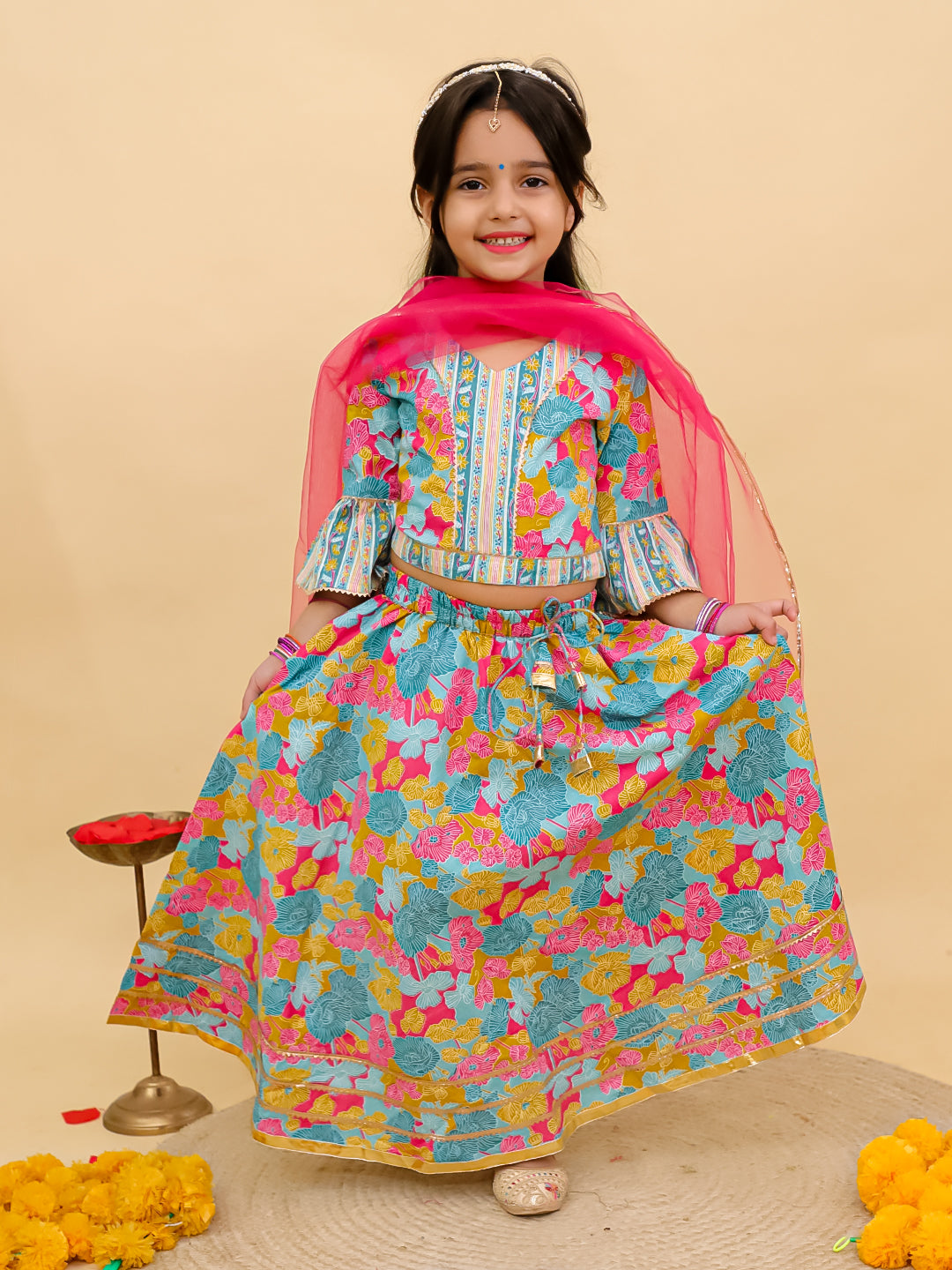 Stylish Kids Girls Lehenga Choli – Party & Celebration Wear