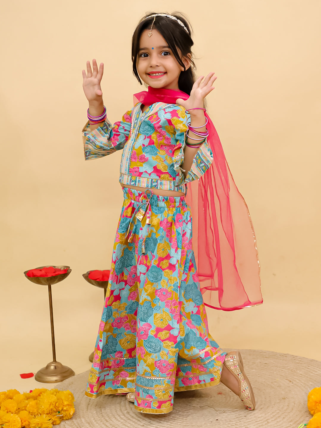 Stylish Kids Girls Lehenga Choli – Party & Celebration Wear