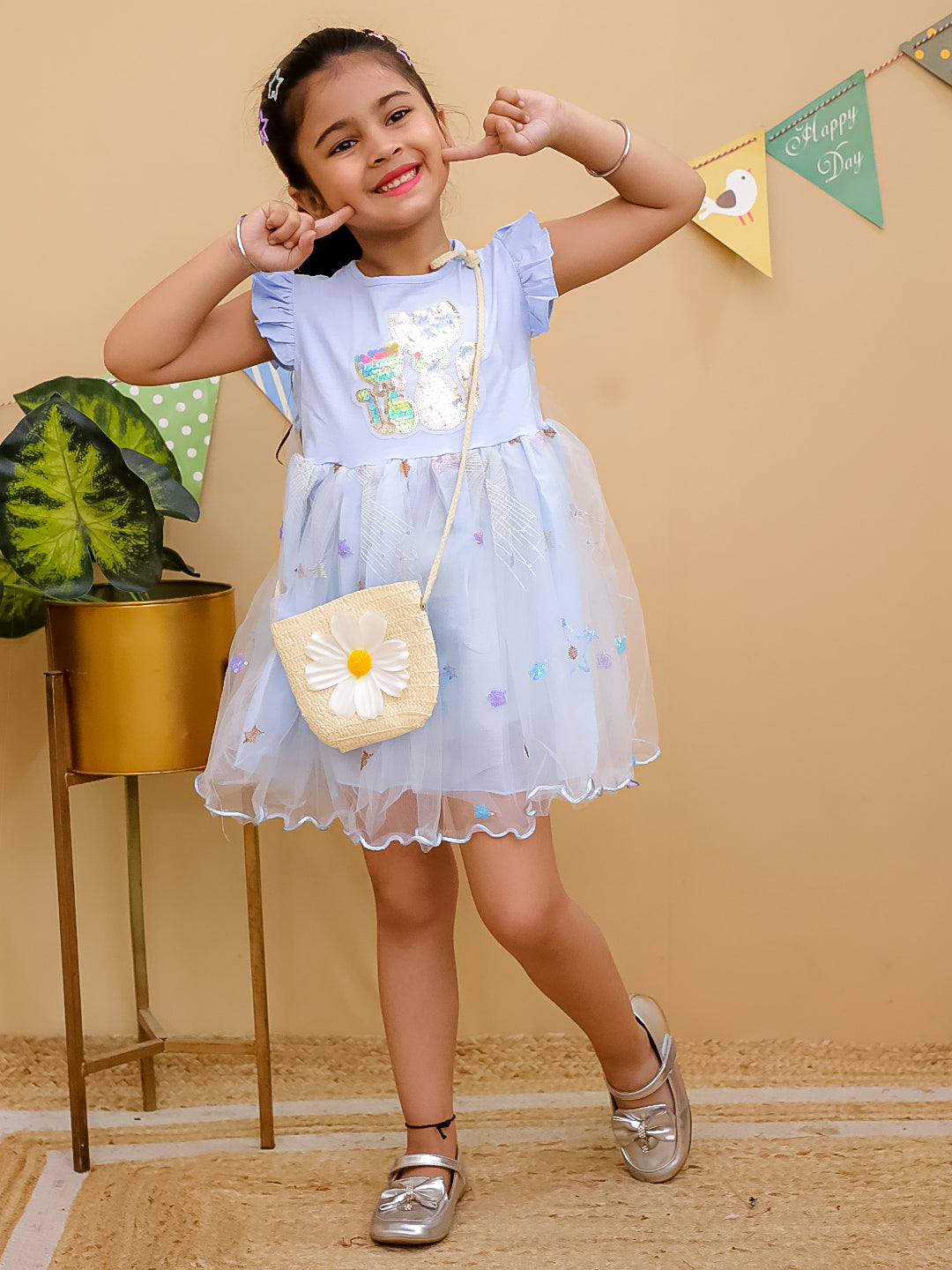 Kids Fancy Dress-Unbind Girls Party Wear Dress