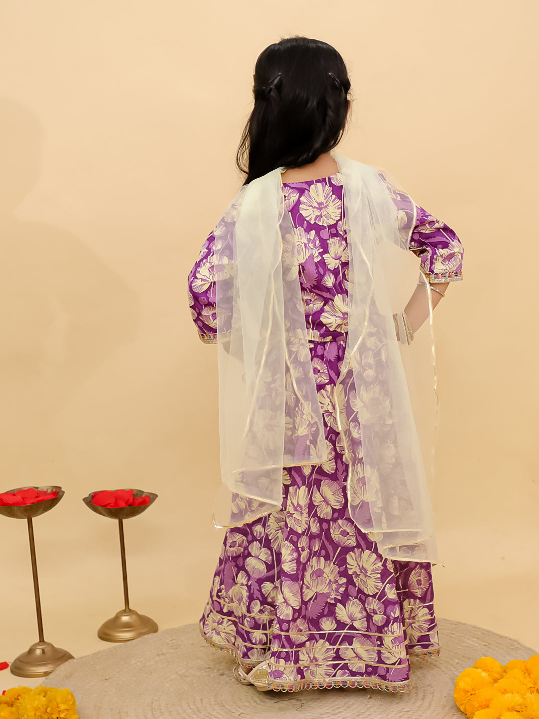 Designer Kids Girls Lehnga Choli – Ethnic Festive Outfit