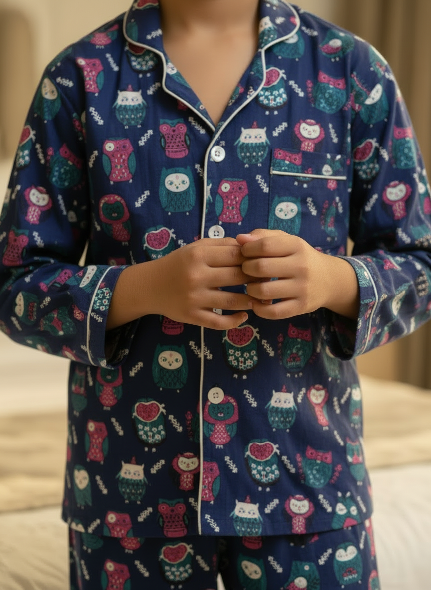 Kids Cotton Night Suits