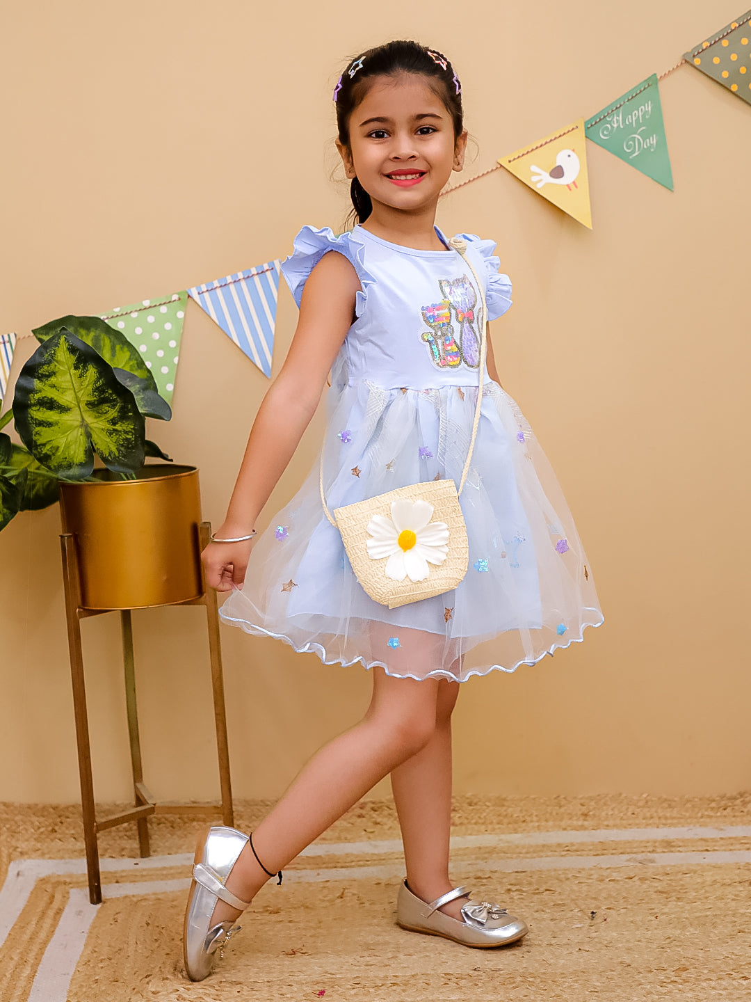 Kids Fancy Dress-Unbind Girls Party Wear Dress