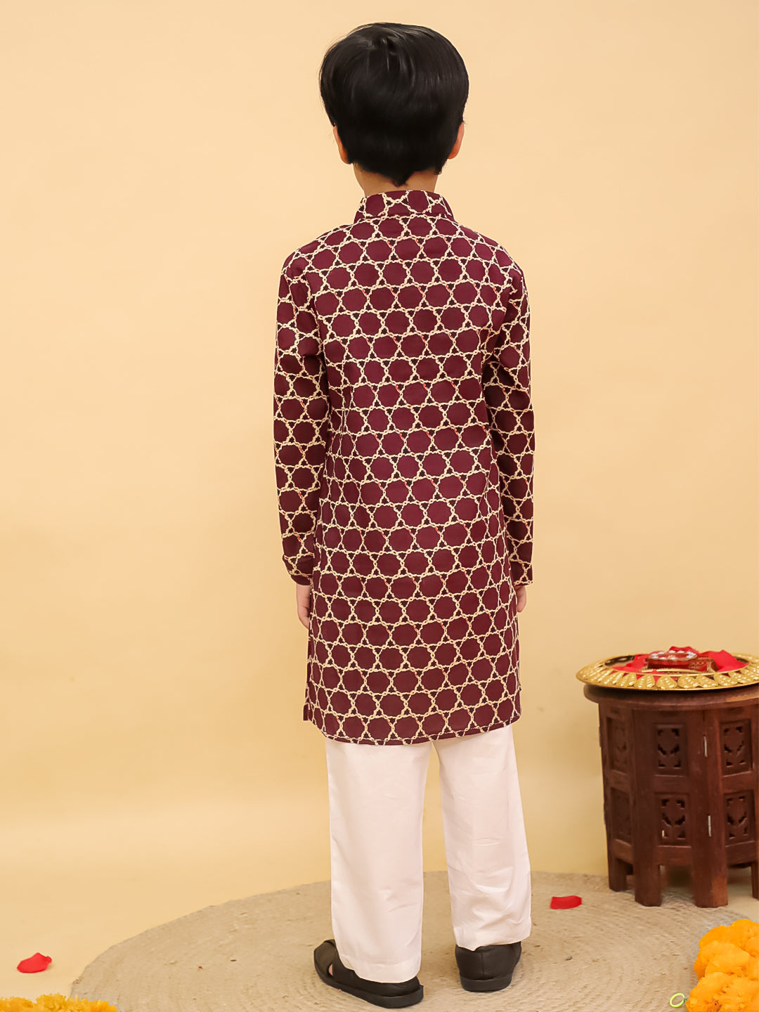 Kids Boys Kurta Pyjama Set | Traditional Ethnic Wear for Festivals & Weddings