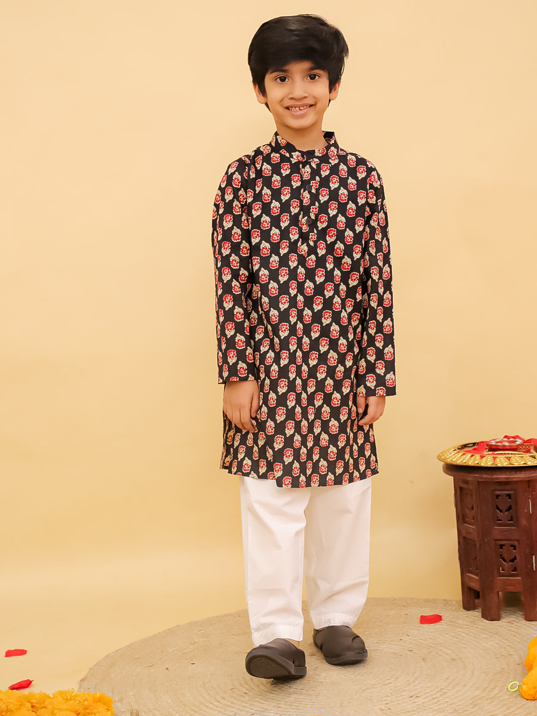 Kids Boys Kurta Pajama Set | Comfortable & Stylish Ethnic Wear