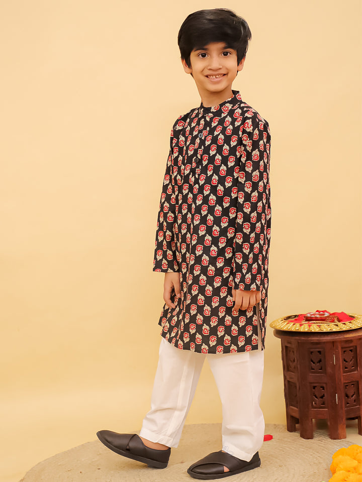 Kids Boys Kurta Pajama Set | Comfortable & Stylish Ethnic Wear