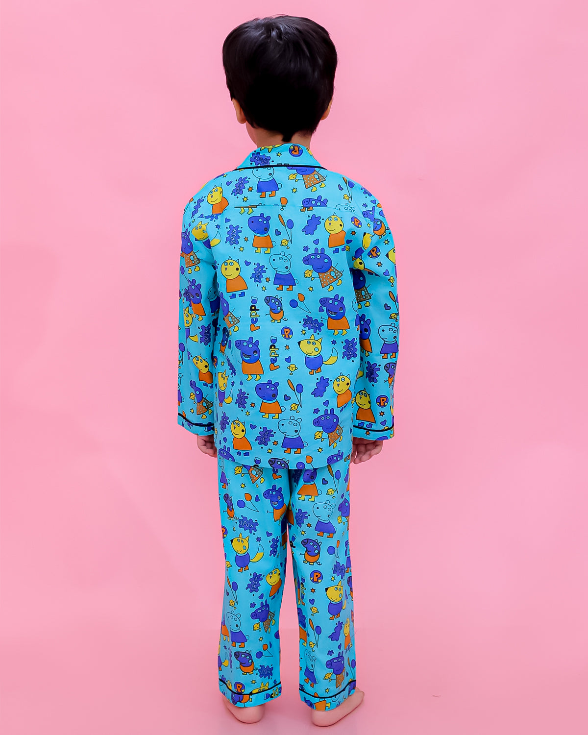 Pure Cotton Kids Night Suit-Unbind