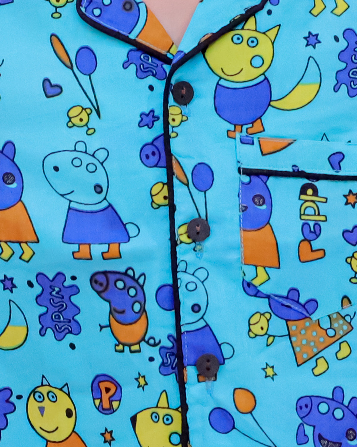 Pure Cotton Kids Night Suit-Unbind