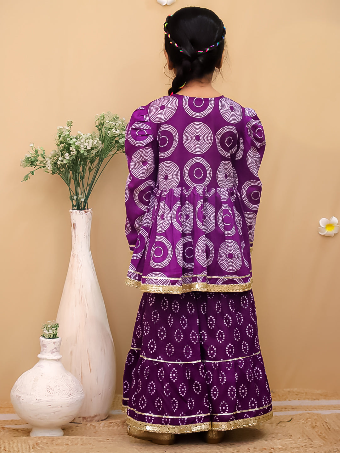 Unbind Ethnic Sharara Suit for Kids Girls – Festive Ready