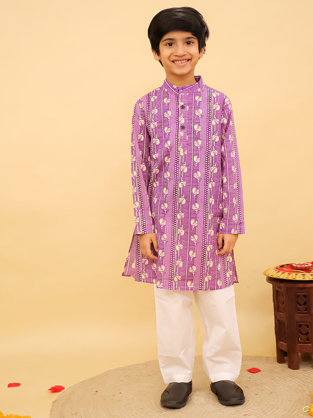 Kids Boys Ethnic Kurta Pajama Set | Classic Indian Wear