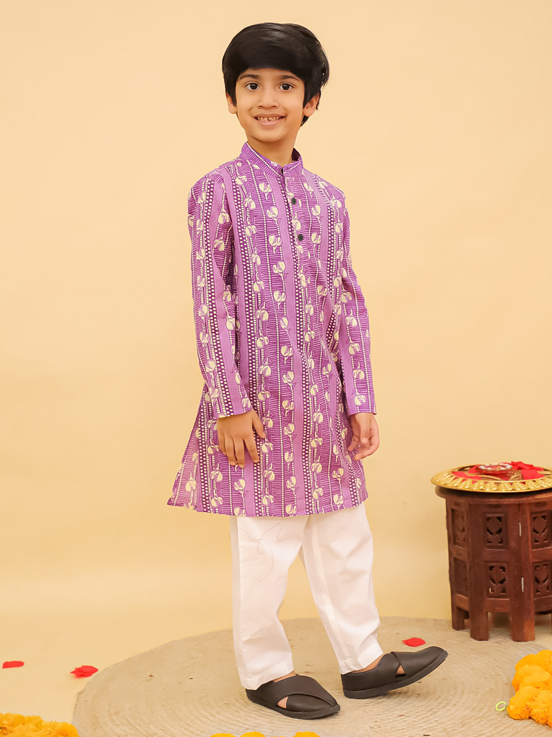 Kids Boys Ethnic Kurta Pajama Set | Classic Indian Wear