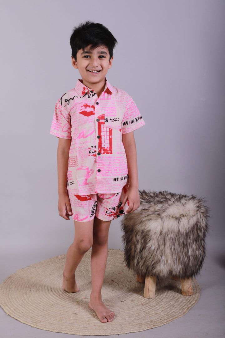 American Printed Cord Set for Boys