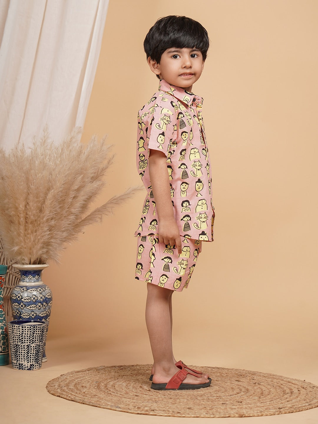 Unbind Cartoon Crew Co-Ord Set – Pink Edition