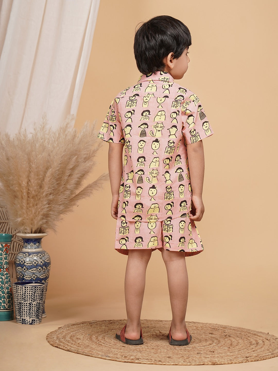 Unbind Cartoon Crew Co-Ord Set – Pink Edition