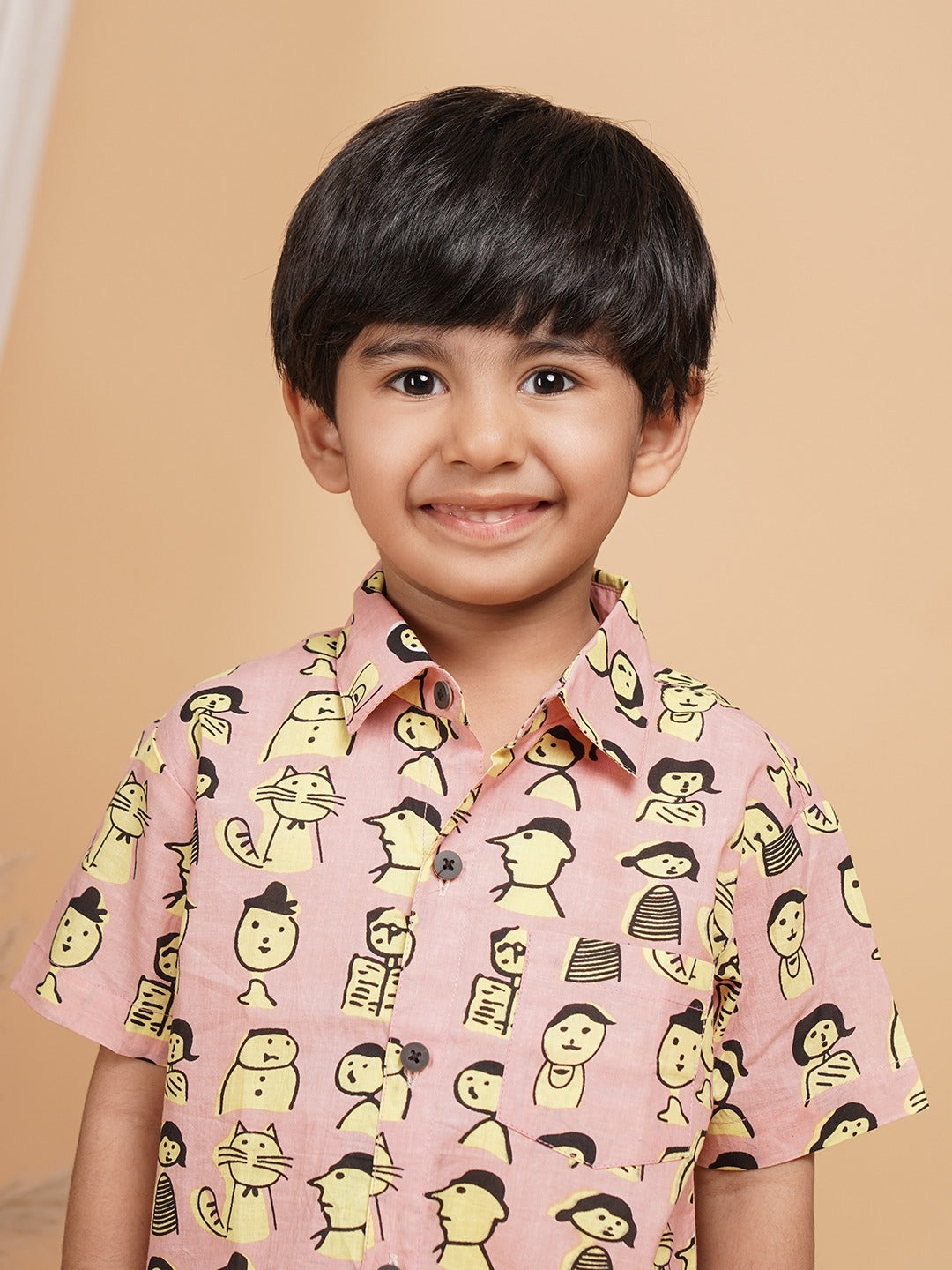 Unbind Cartoon Crew Co-Ord Set – Pink Edition