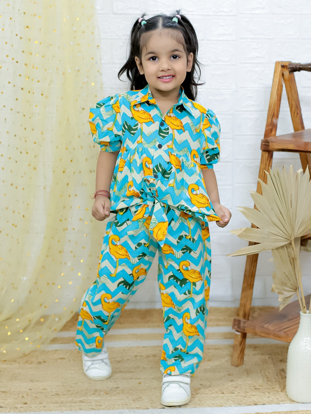 Tropical Flamingo Co-Ord Set – Bright, Breezy & Full of Fun