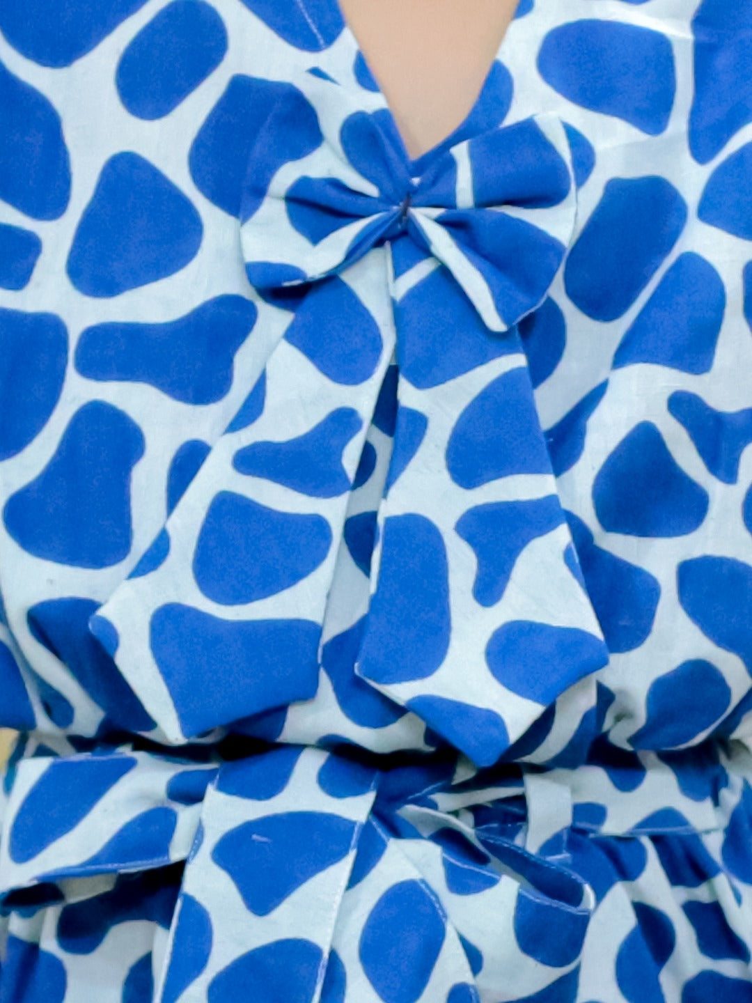 Unbind Girls Blue Giraffe Print Co-Ord Set