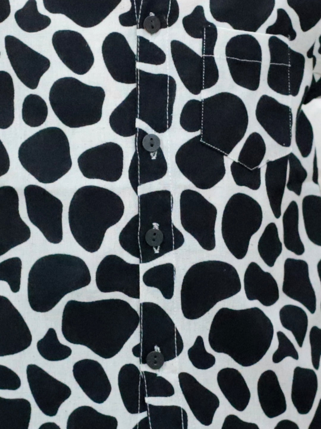 Unbind Boys Black & White Giraffe Print Co-Ord Set