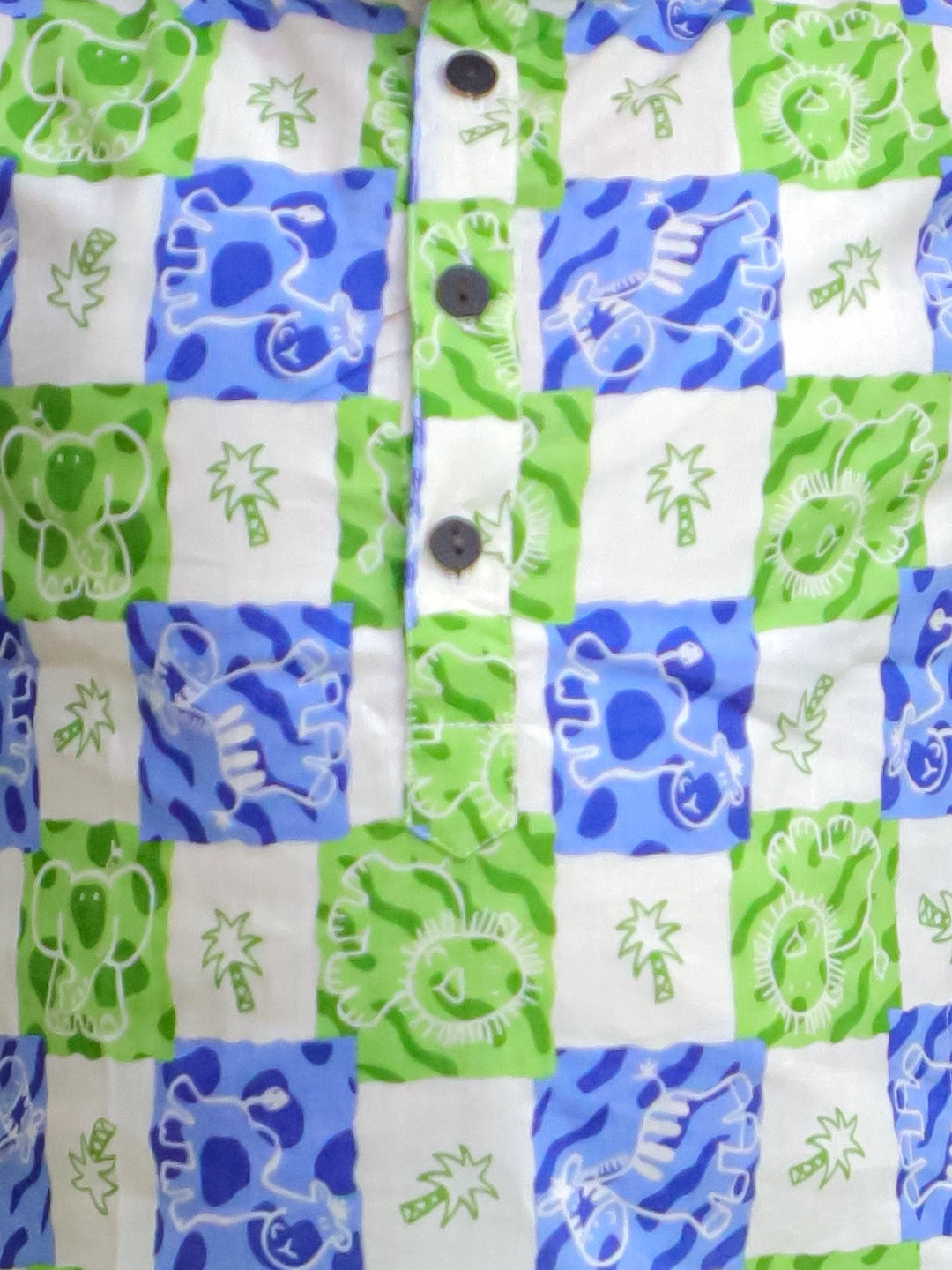 Unbind Multicolor Floral Block Print Kurta Pajama Set for Boys