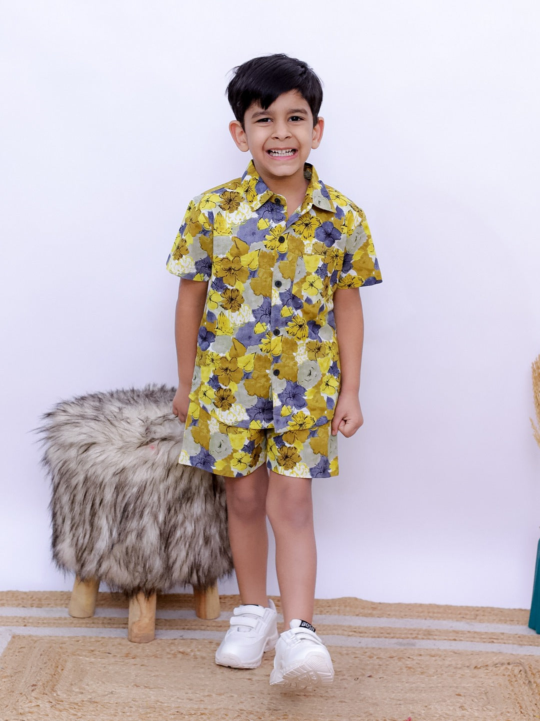 Unbind Kids Floral Print Co-ords Set