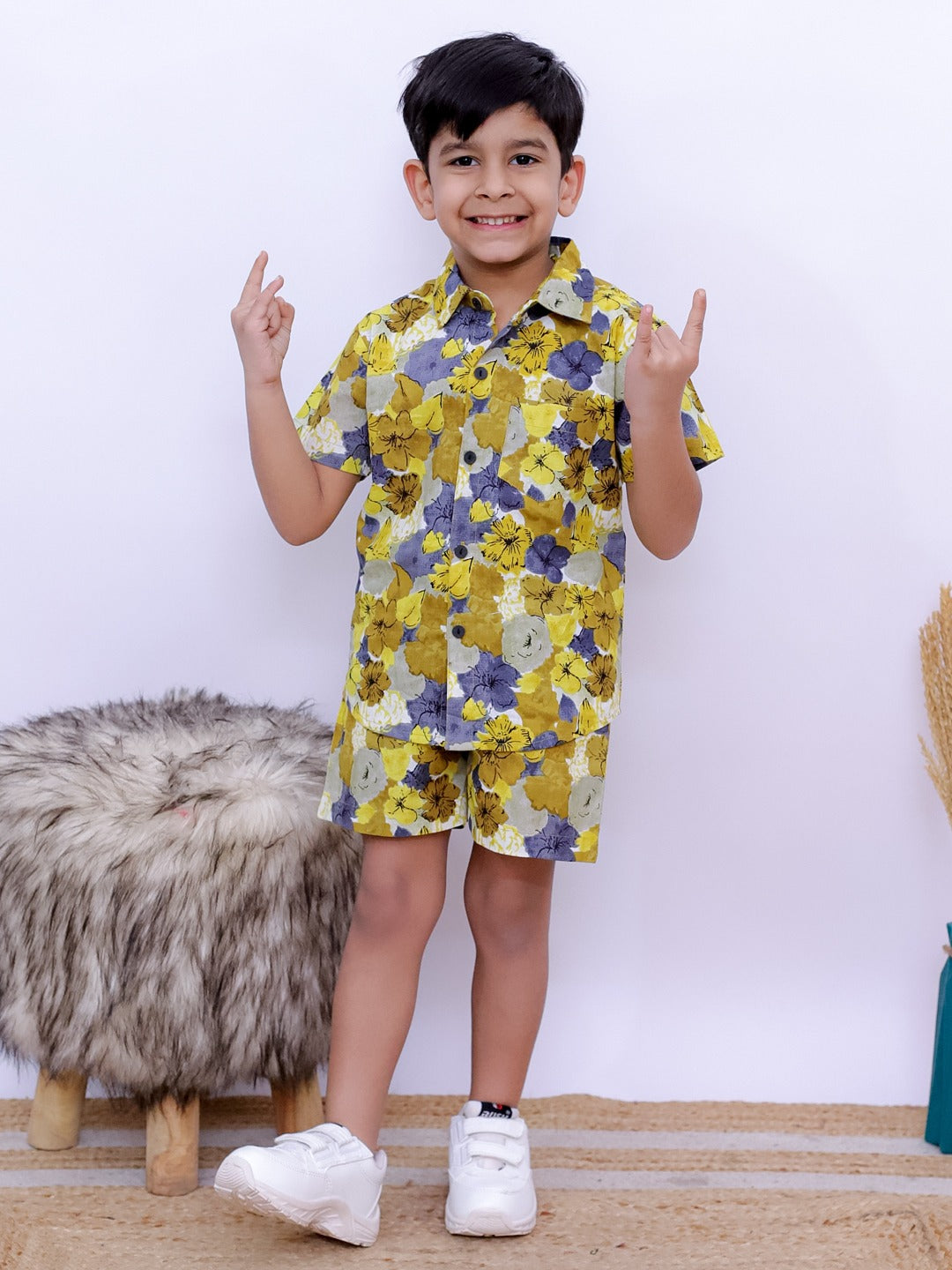 Unbind Kids Floral Print Co-ords Set