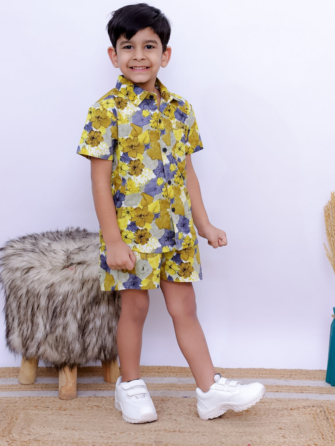 Unbind Kids Floral Print Co-ords Set