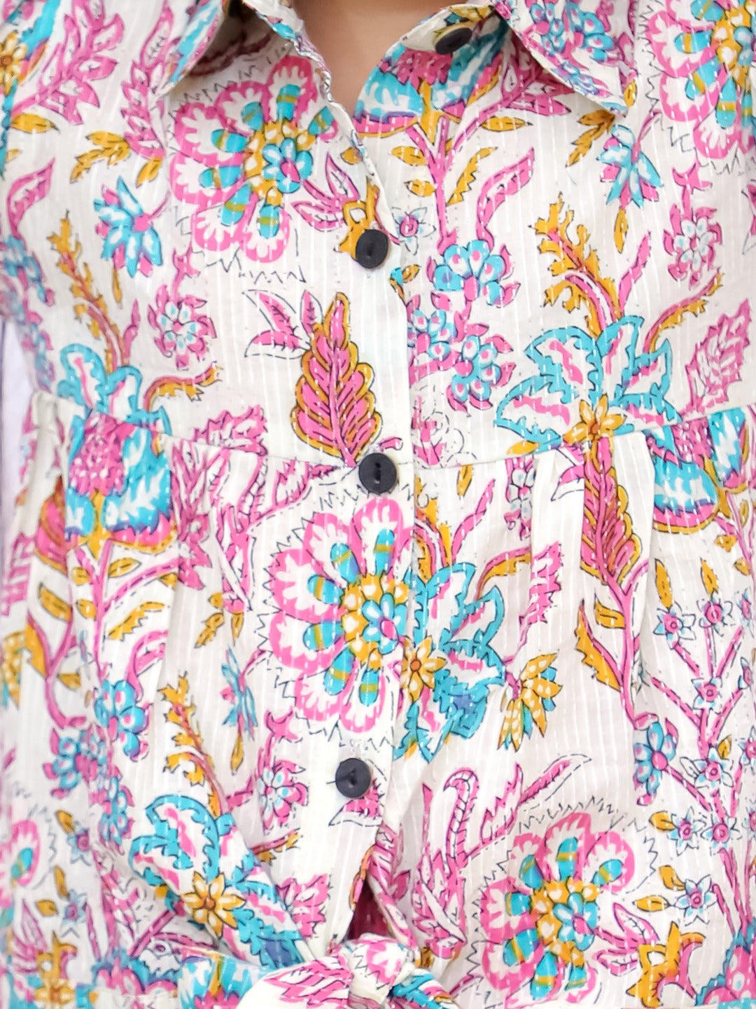 Unbind Kids' Casual Floral Top and Bottom Co-ord Sets