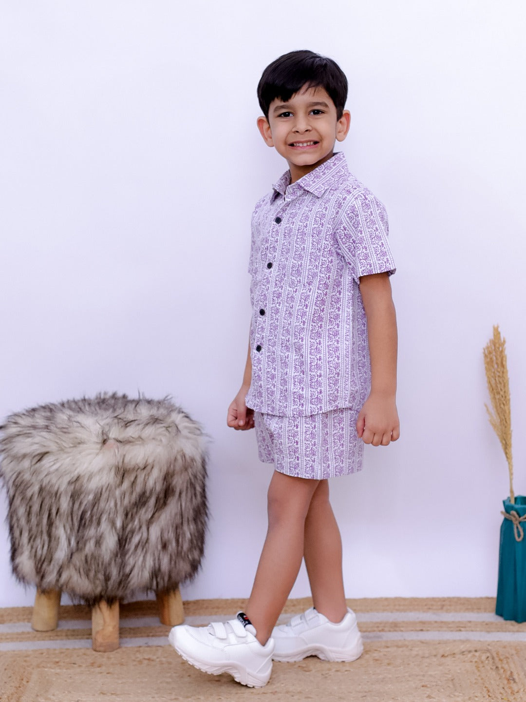 Lavender Floral Print Co-ord Set – Unbind