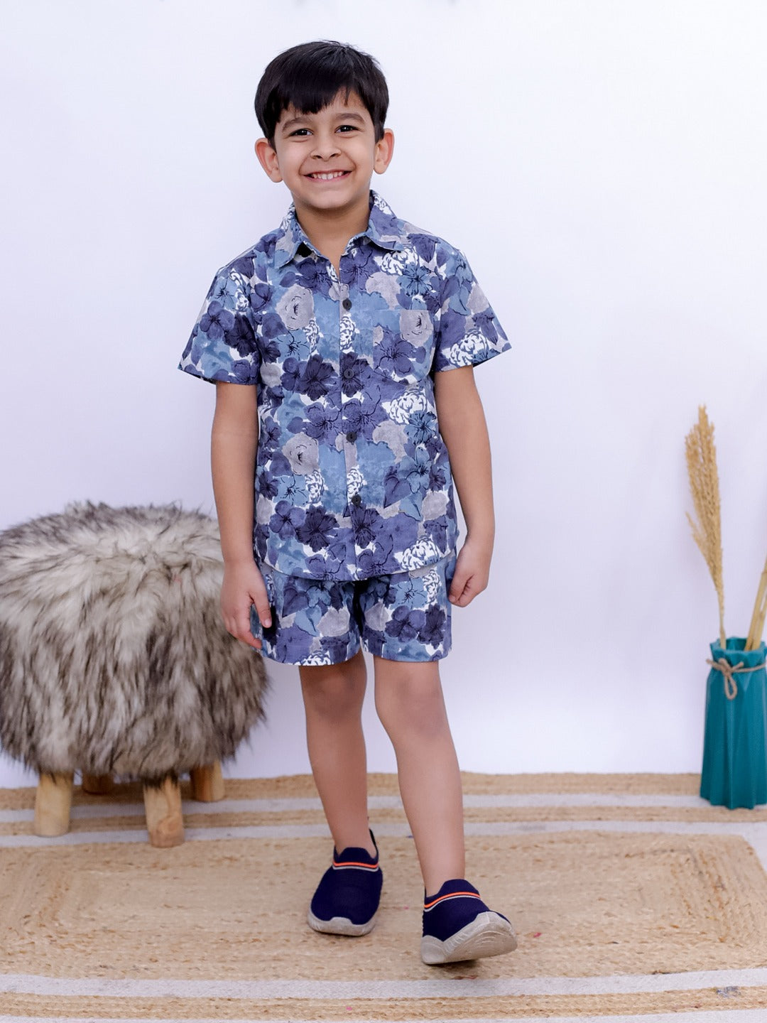 Boys' Floral Print Co-ord Set | Unbind
