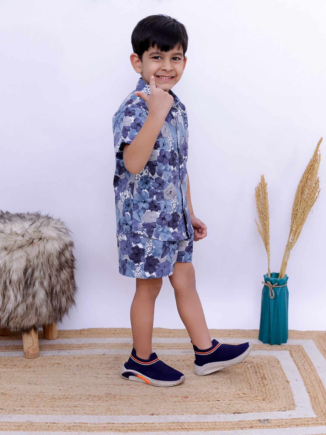 Boys' Floral Print Co-ord Set | Unbind