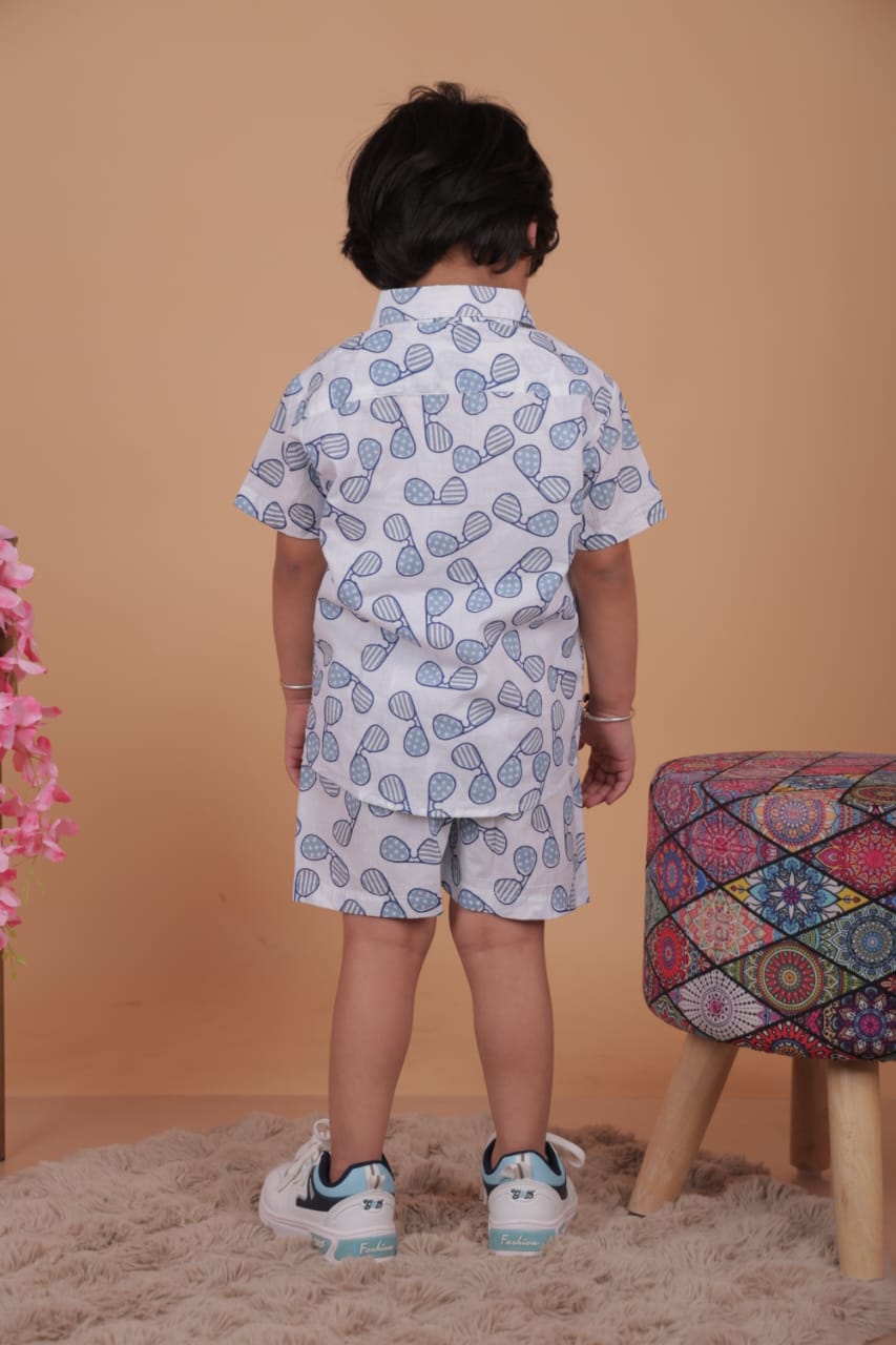 Boys Printed Cotton Co-Ord Set | Unbind Kidswear
