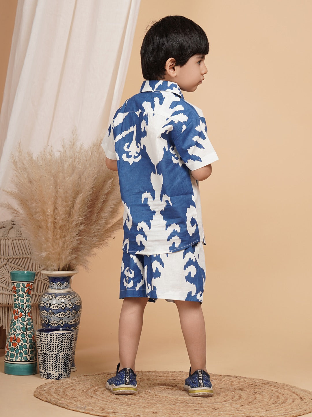 Unbind Indigo Wave Co-Ord Set – Cool, Bold & Play-Ready