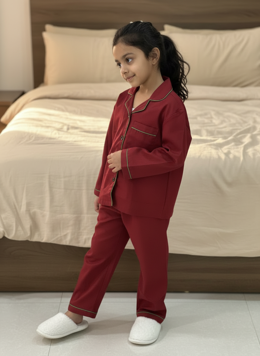 Kids Night suits In poplin