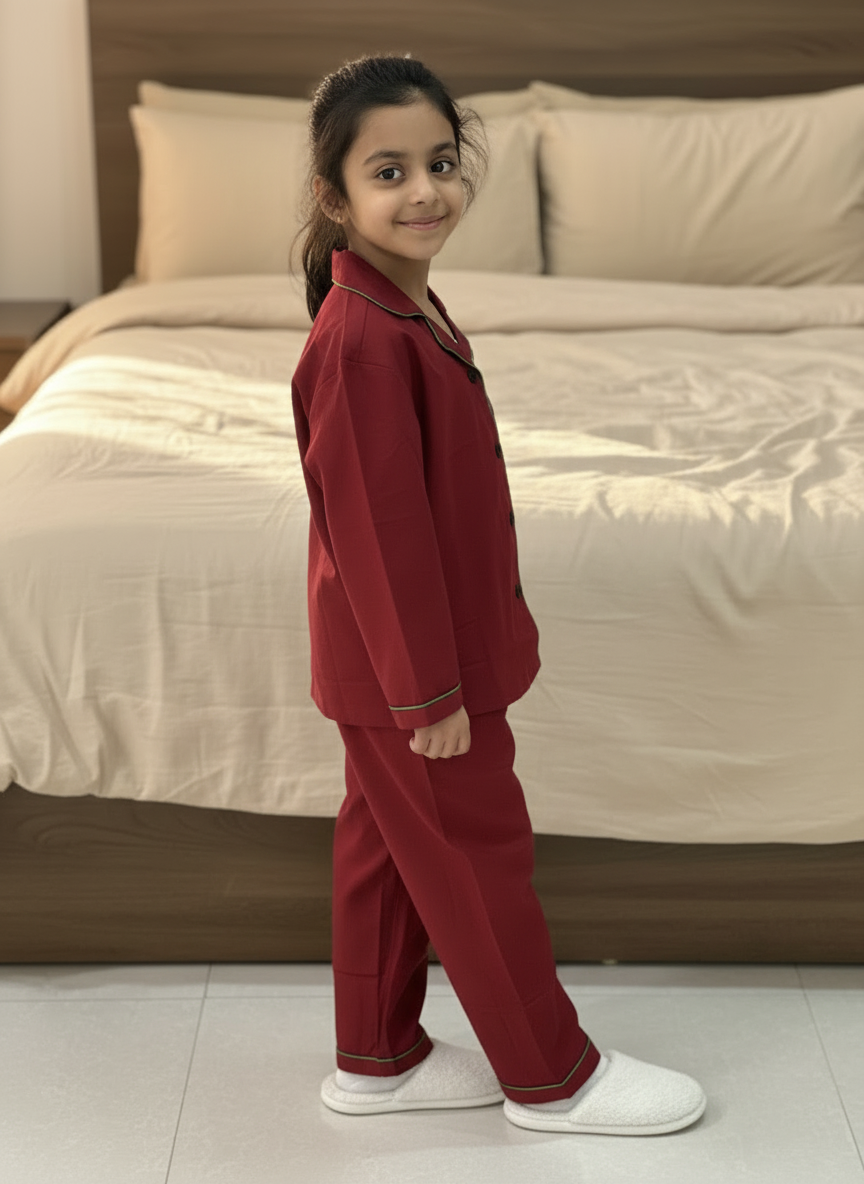 Kids Night suits In poplin