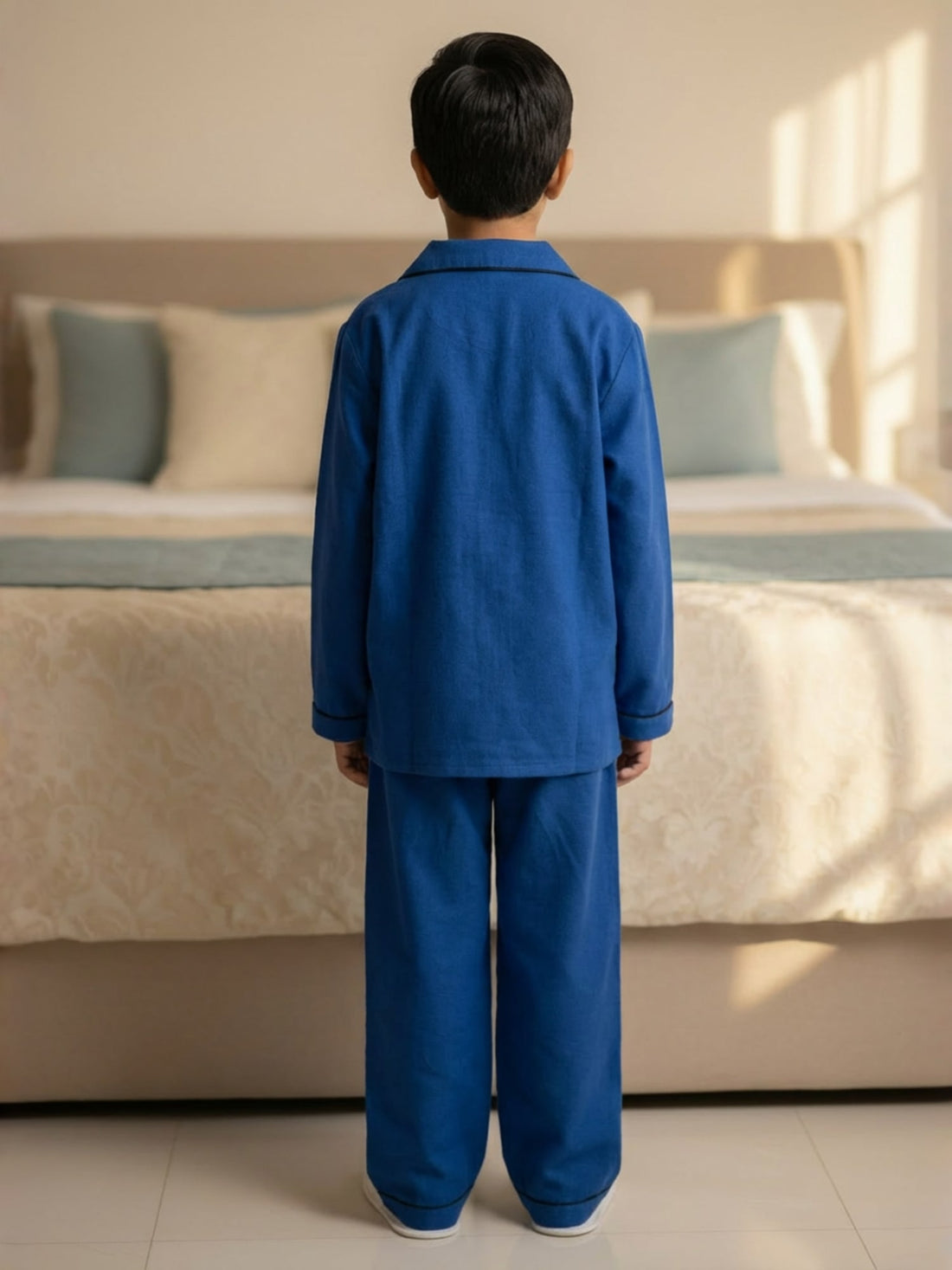 Boys soild blue NightSuits