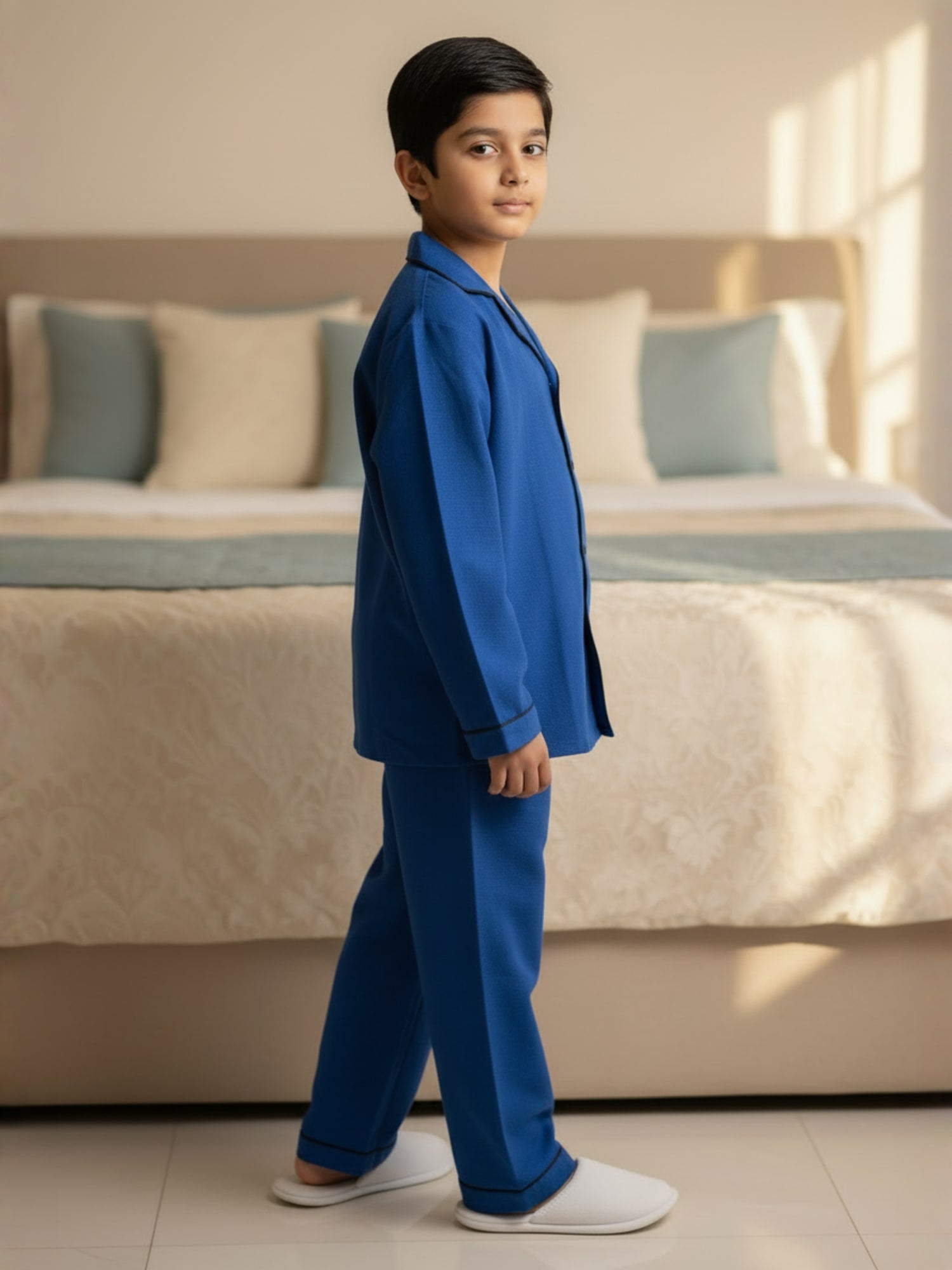 Boys soild blue NightSuits