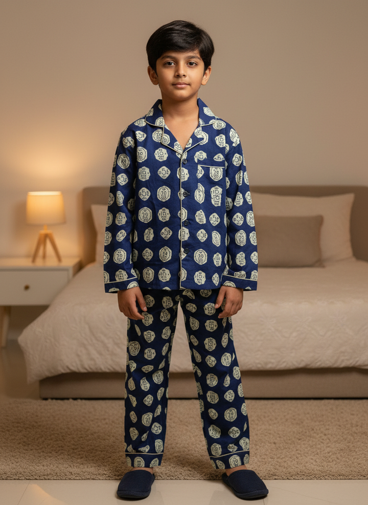 Cotton Coin Print Night Dress