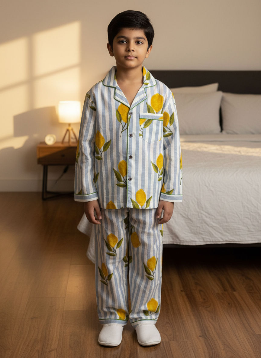 Pure cotton Kids Night Suit for Unisex