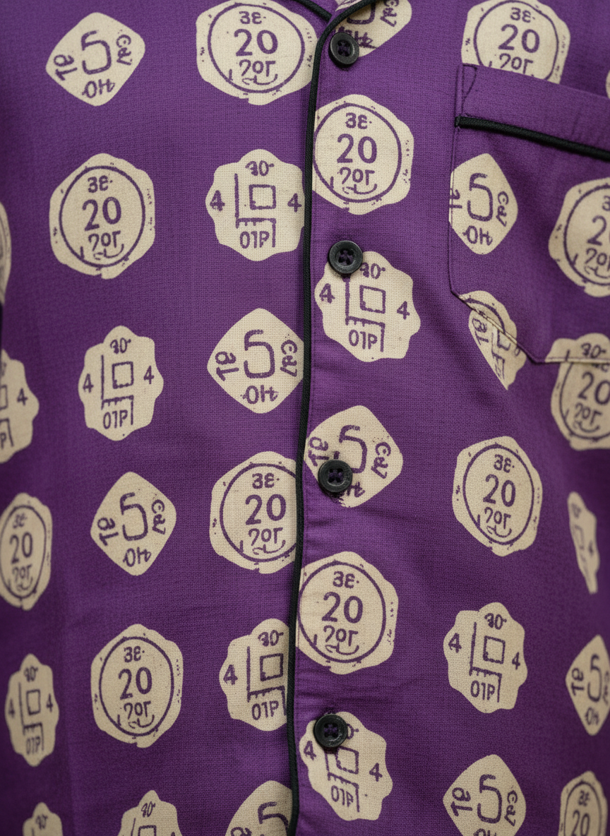 Coin Print Kids Night Suits